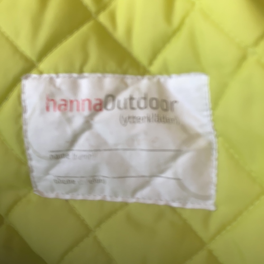 Hanna Andersson Floral Hooded quilted parka 120 - Picture 8 of 11